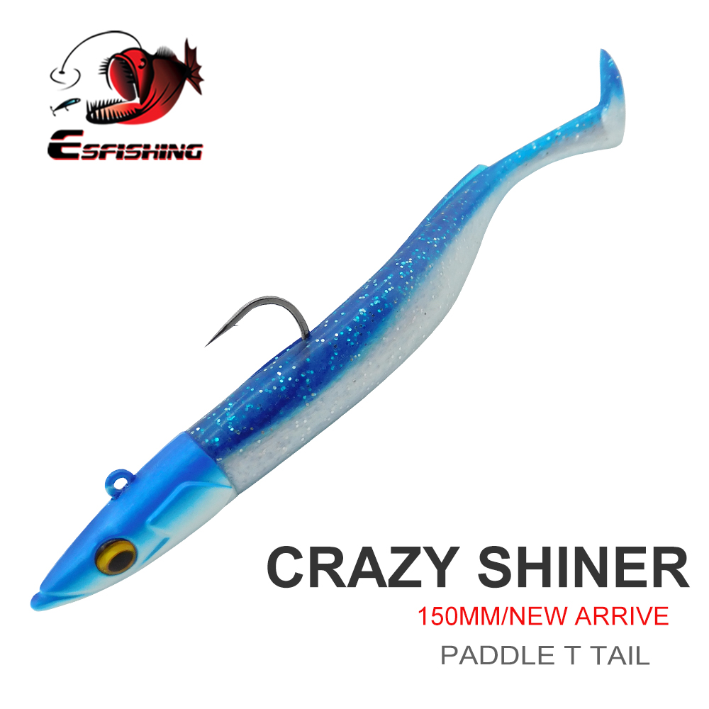 Fishing Equipment For Trout - ESFISHING Fishing lure Crazy paddle tail