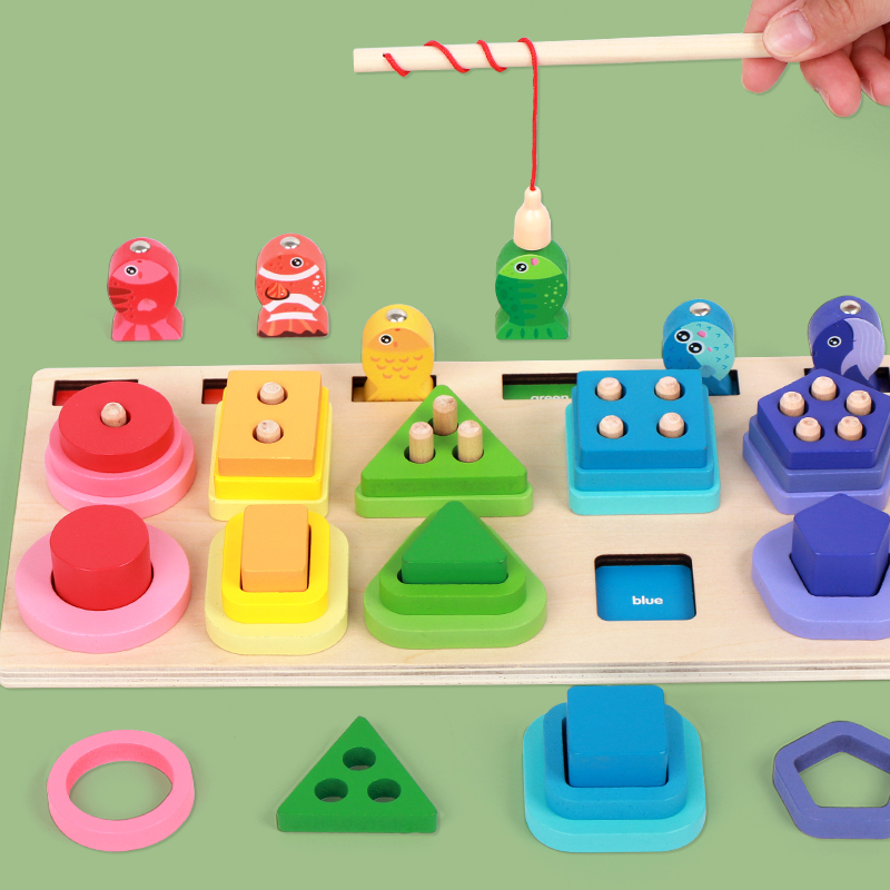 Wooden Multifunctional Toys fo - Fishing Equipment For Kids のレビューと価格