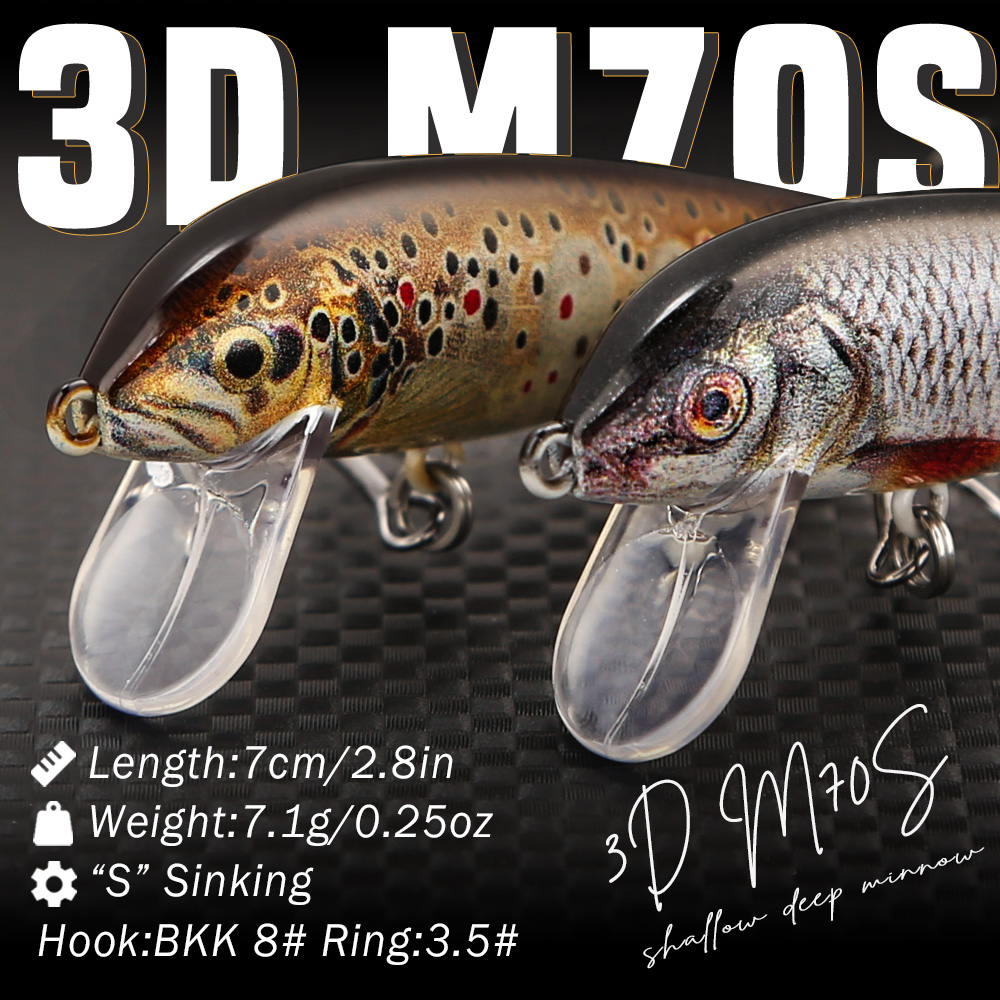B&U Fishing Lures Sinking Minn - Fishing Equipment For Trout のレビューと価格
