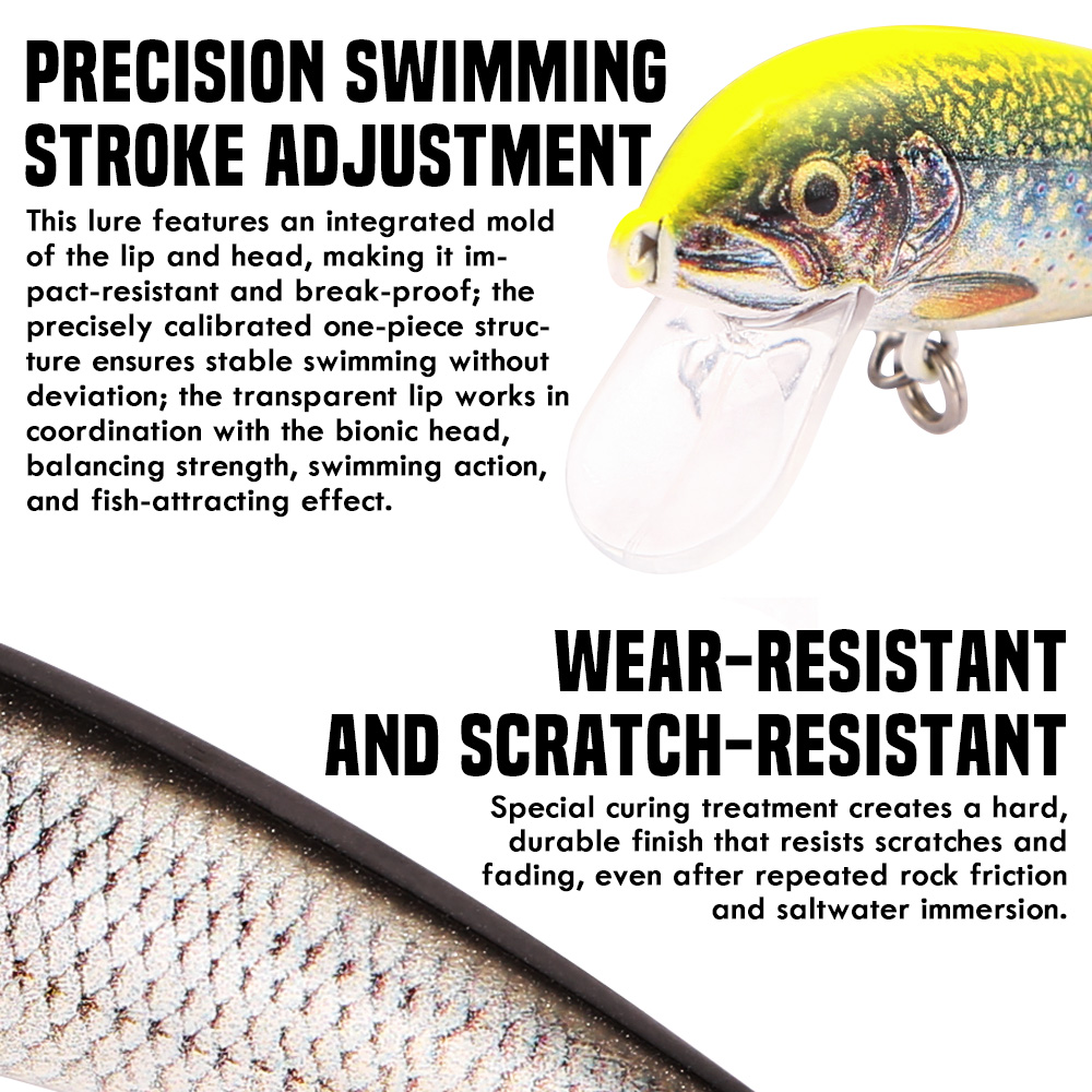 B&U Fishing Lures Sinking Minn - Fishing Equipment For Trout のレビューと価格