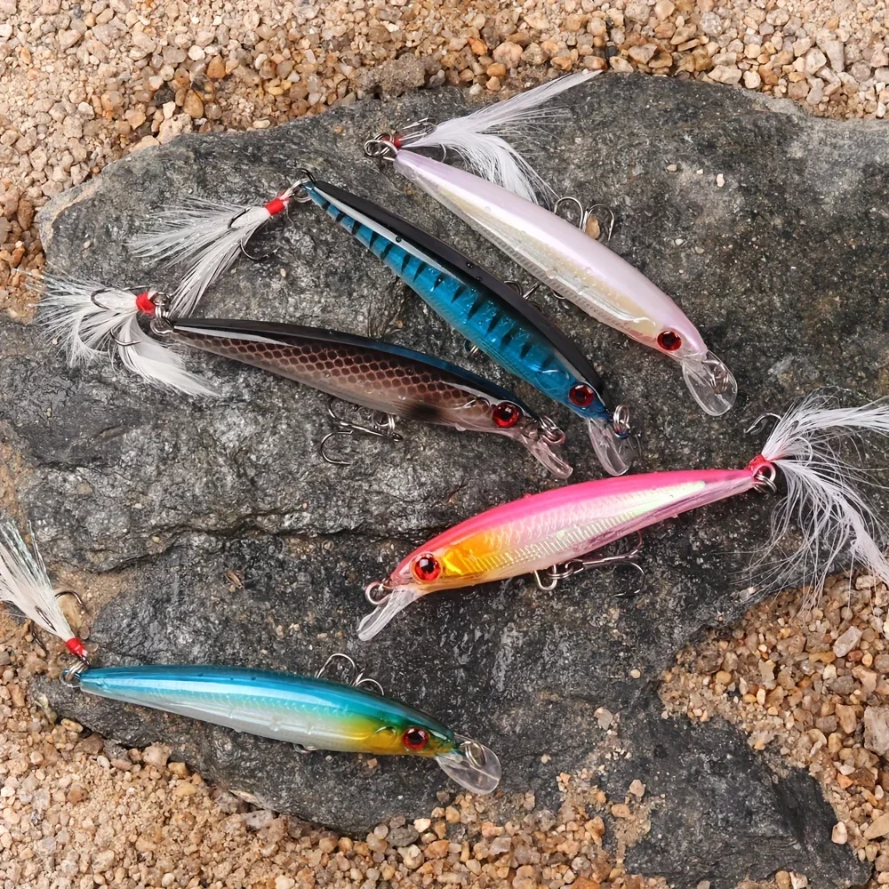Laser 3D Eyes Bionic Minnow Fi - Fishing Hook のレビューと価格