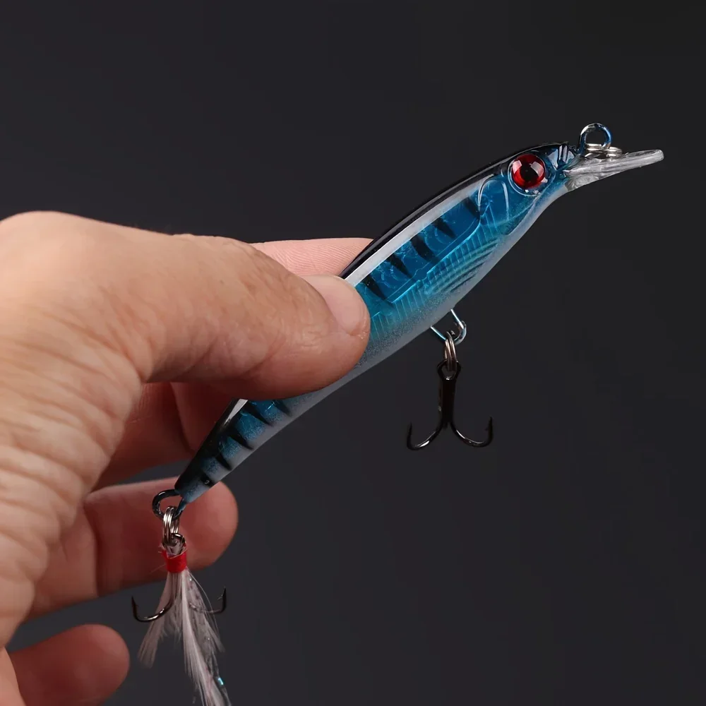Laser 3D Eyes Bionic Minnow Fi - Fishing Hook のレビューと価格