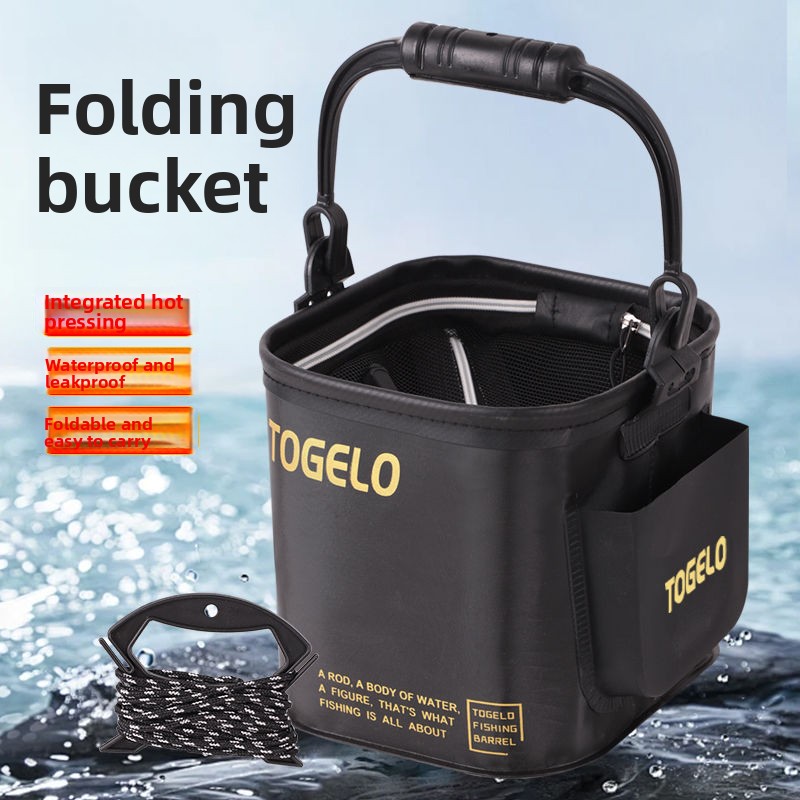 Fish bucket New folding fishin - Fishing Equipment Usa のレビューと価格