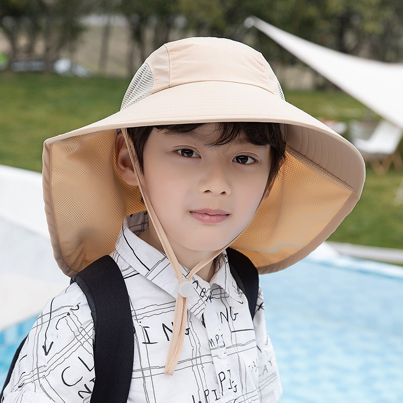 Kids Sun Hat with Neck Flap UV - Fishing Equipment For Kids のレビューと価格