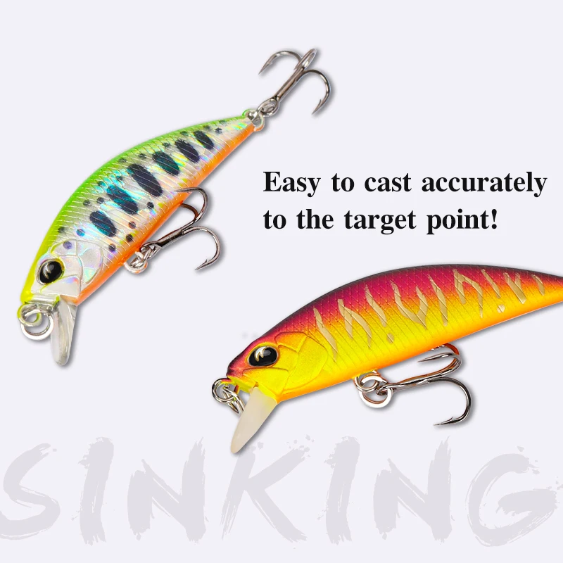 TSURINOYA Sinking Minnow Mini  - Fishing Equipment For Trout のレビューと価格