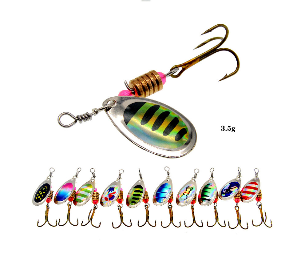 Newest Metal Spoon Spinner Fis - Fishing Equipment For Trout のレビューと価格
