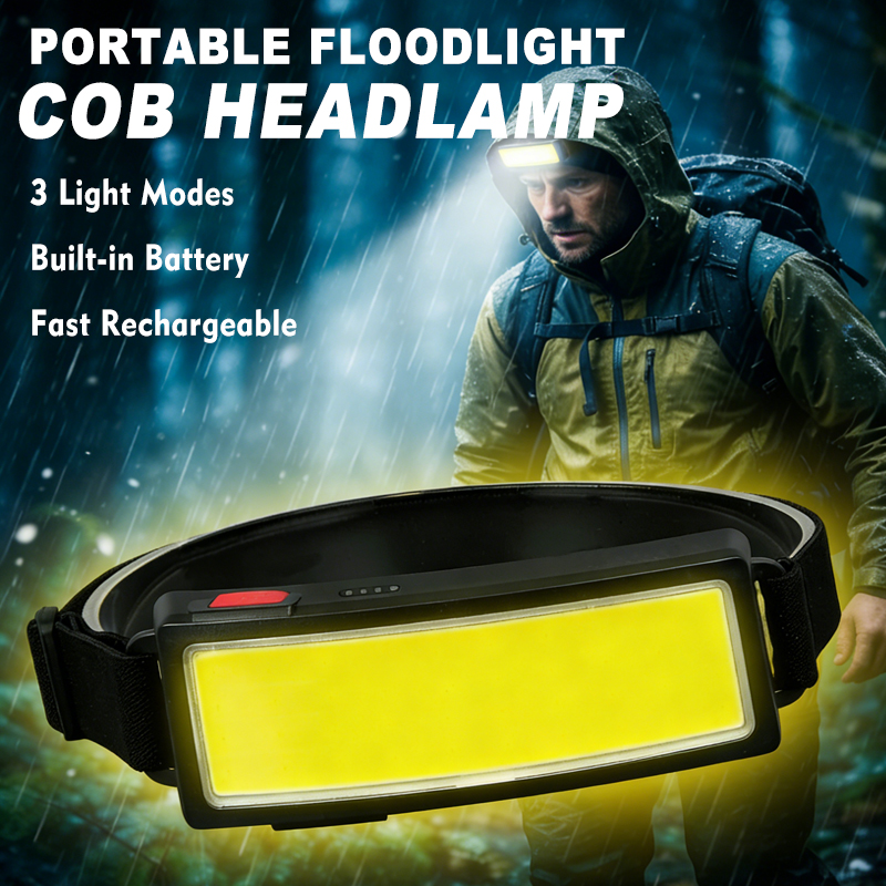 Powerful COB LED Headlamp 4 Li - Fishing Headlamp のレビューと価格