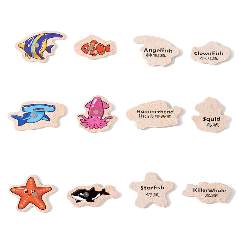 Fishing Toys Montessori Wooden - Fishing Equipment For Kids のレビューと価格