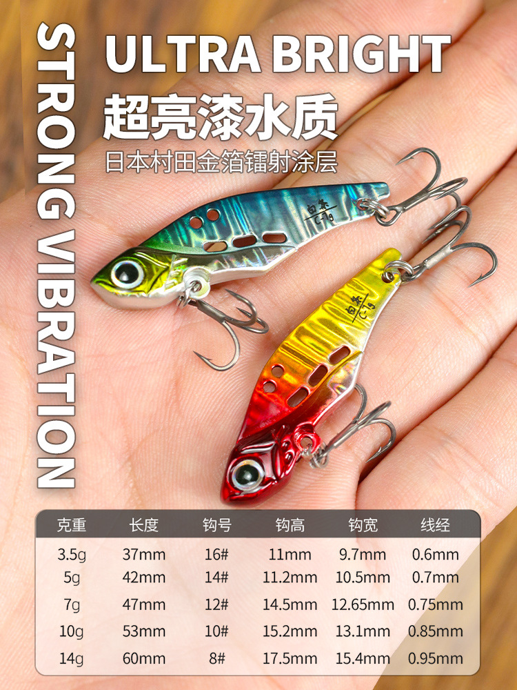 NUNATAK Metal VIB Bait 5g/7g/1 - Fishing Equipment For Trout のレビューと価格