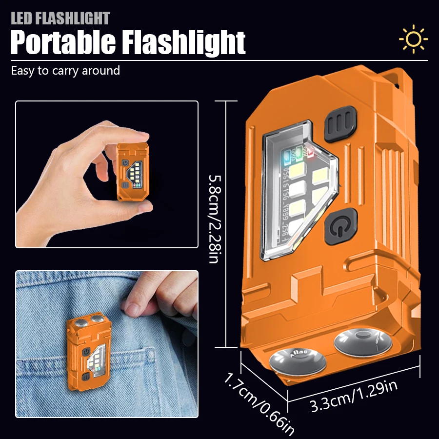 Mini Keychain EDC Flashlight R - Fishing Headlamp のレビューと価格