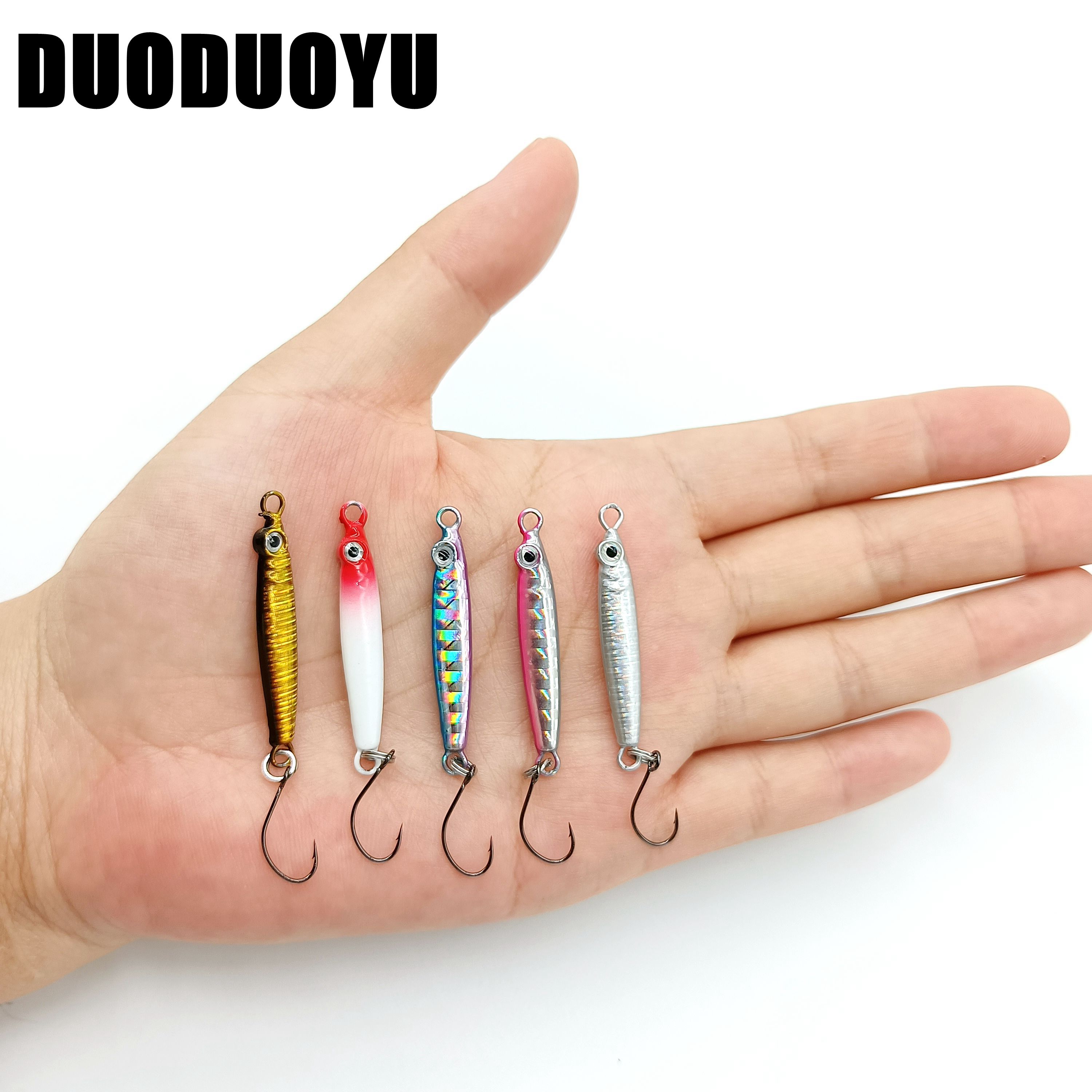 DUODUOYU 5PCS Mini  Metal Jig  - Fishing Equipment For Trout のレビューと価格