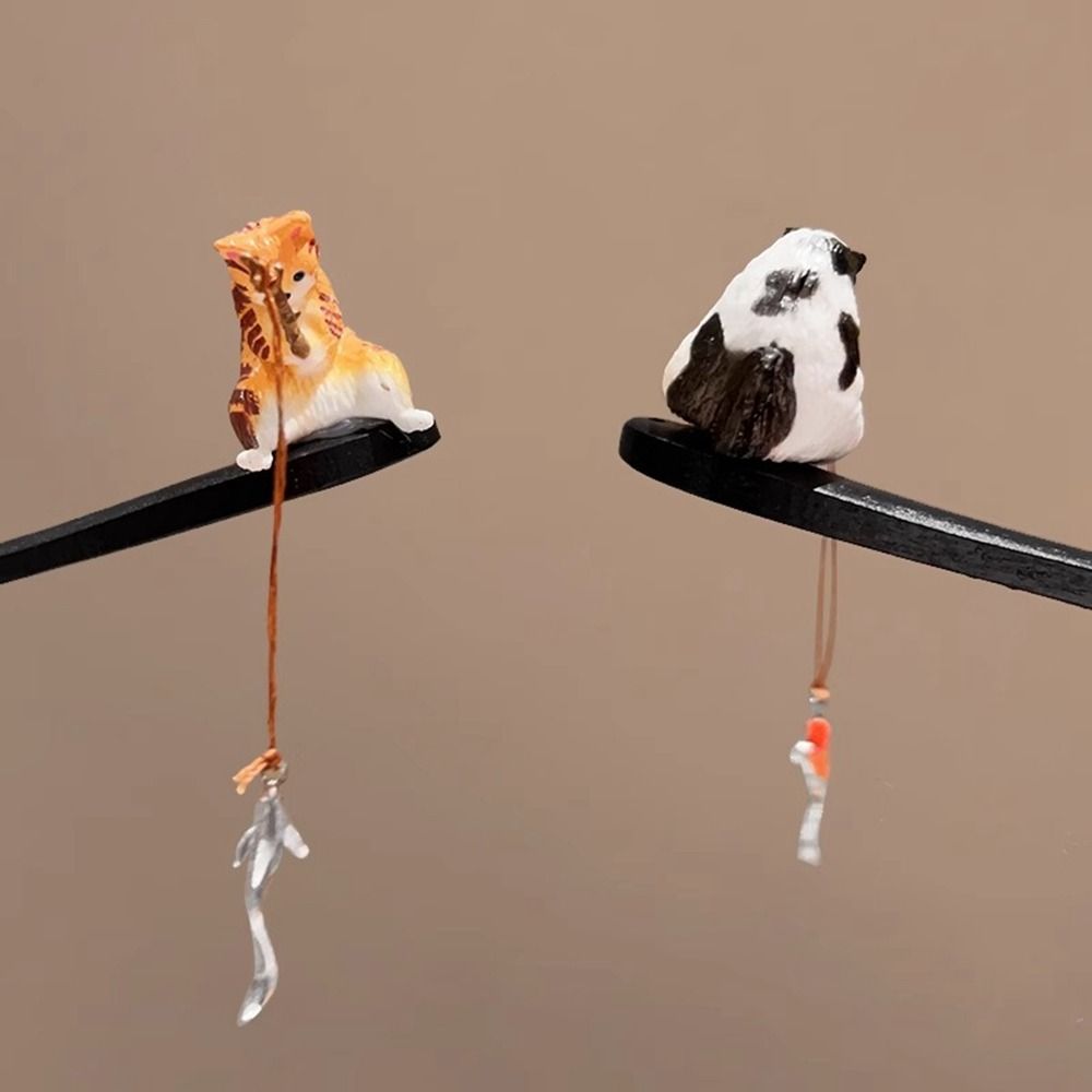 Cute Cat Fishing Wooden Hair S - Fishing Equipment For Kids のレビューと価格