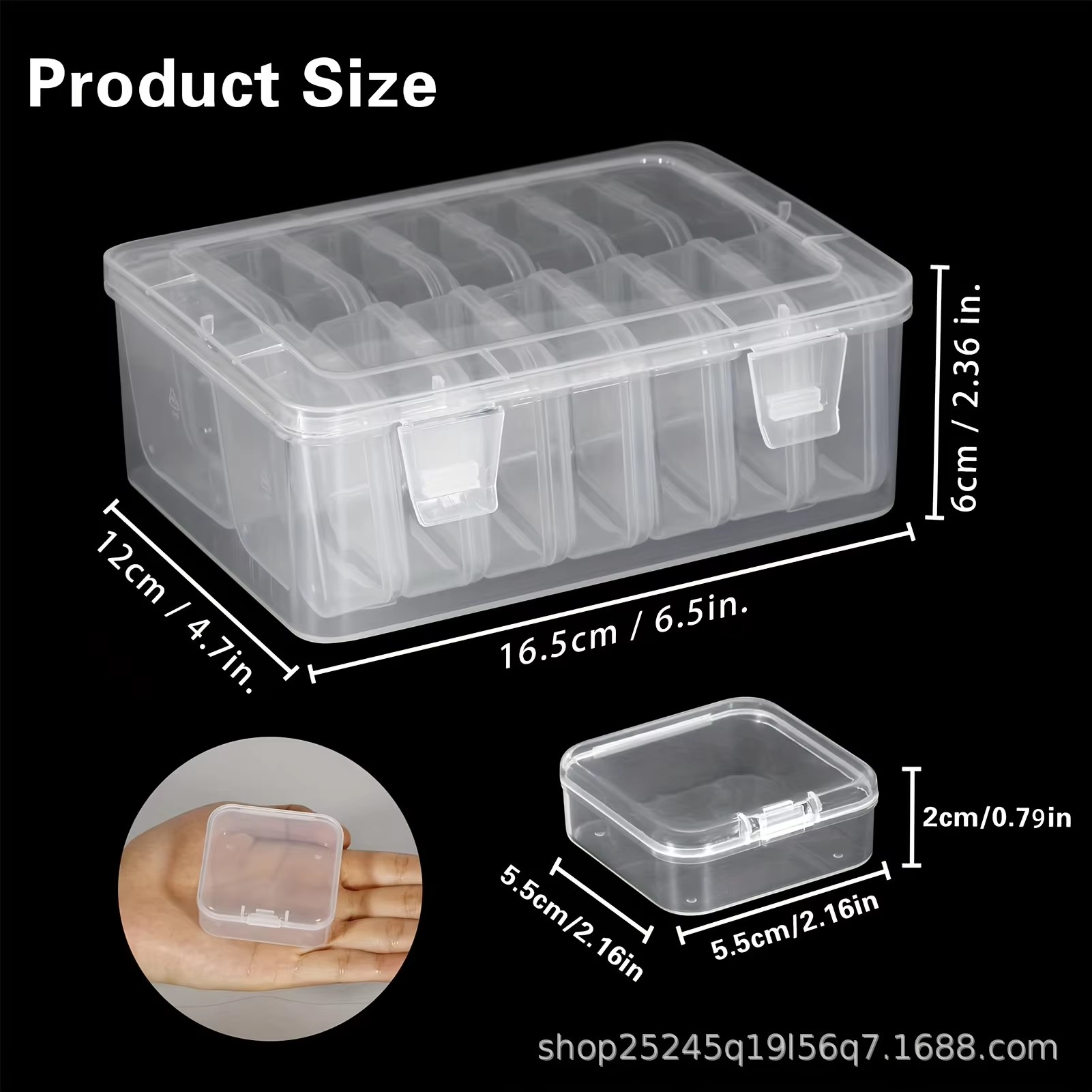 14Pieces  Clear Plastic Storag - Fishing Hook のレビューと価格