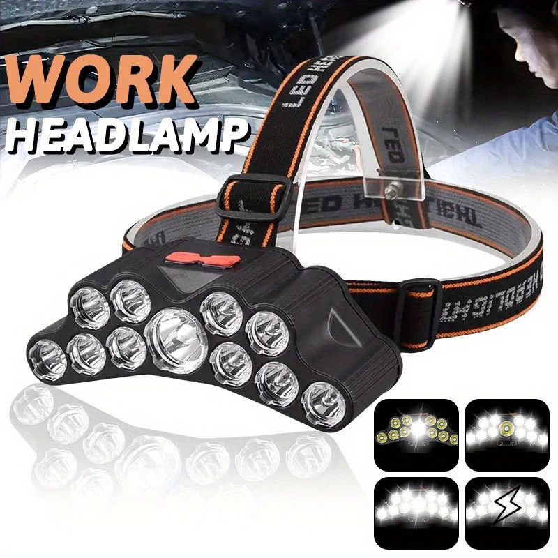 11 LED Headlamp Strong Light H - Fishing Headlamp のレビューと価格
