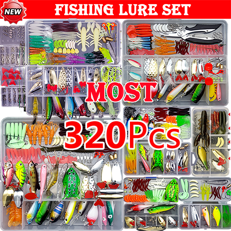 Fishing Lure Kit Soft and Hard - Fishing Equipment For Trout のレビューと価格