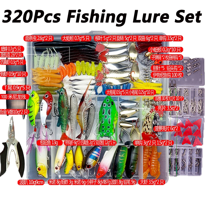 Fishing Lure Kit Soft and Hard - Fishing Equipment For Trout のレビューと価格