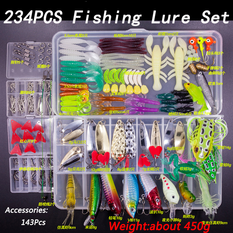 Fishing Lure Kit Soft and Hard - Fishing Equipment For Trout のレビューと価格