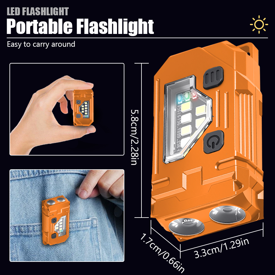 Mini Keychain EDC Flashlight R - Fishing Headlamp のレビューと価格