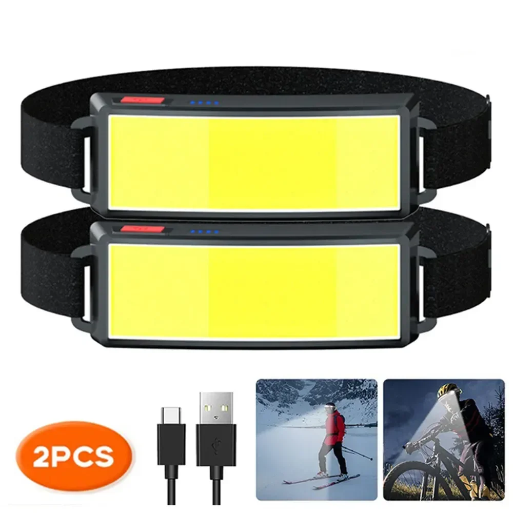 COB Portable LED Headlights Ou - Fishing Headlamp のレビューと価格