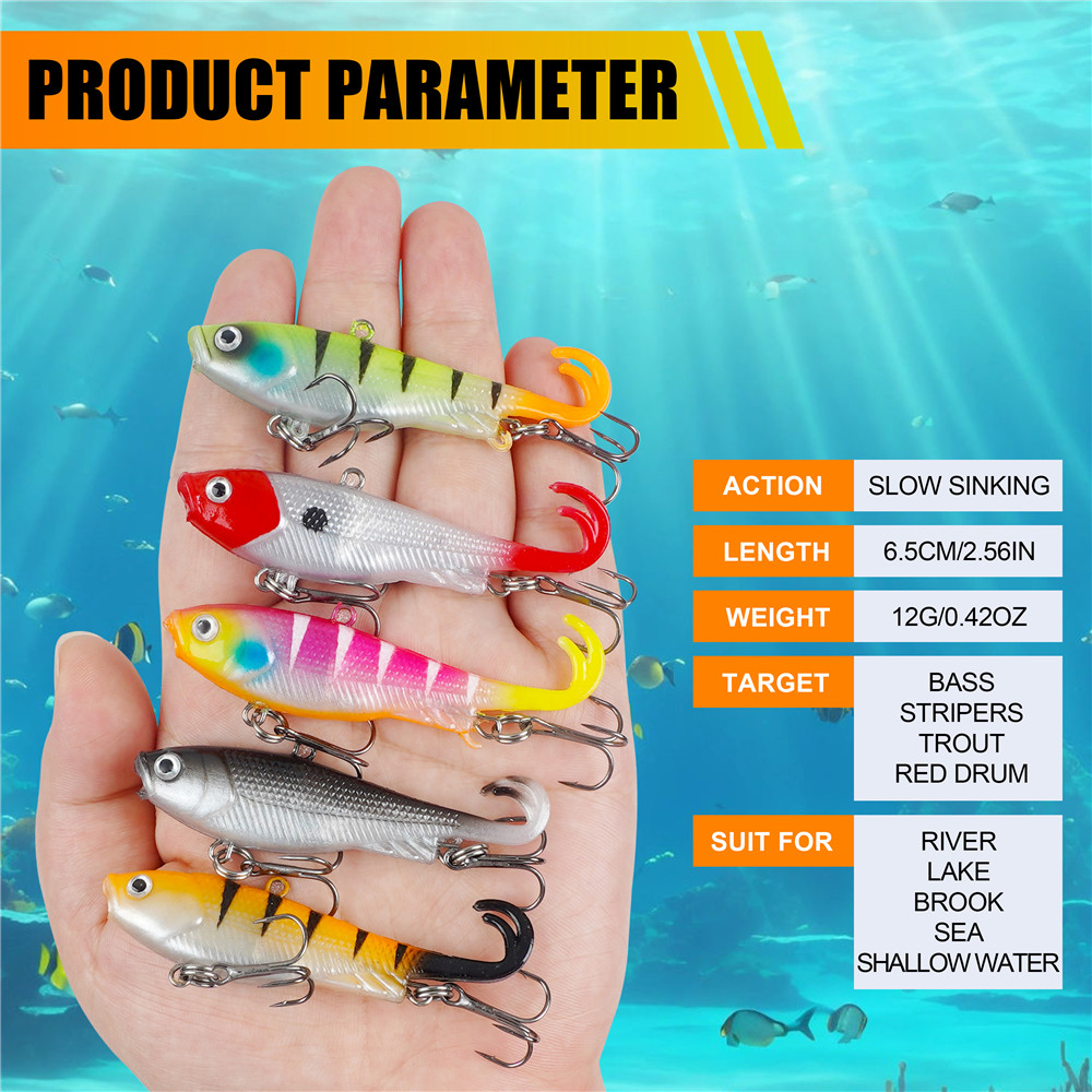 5Pcs Pre-Rigged Jig Head Wobbl - Fishing Equipment For Trout のレビューと価格