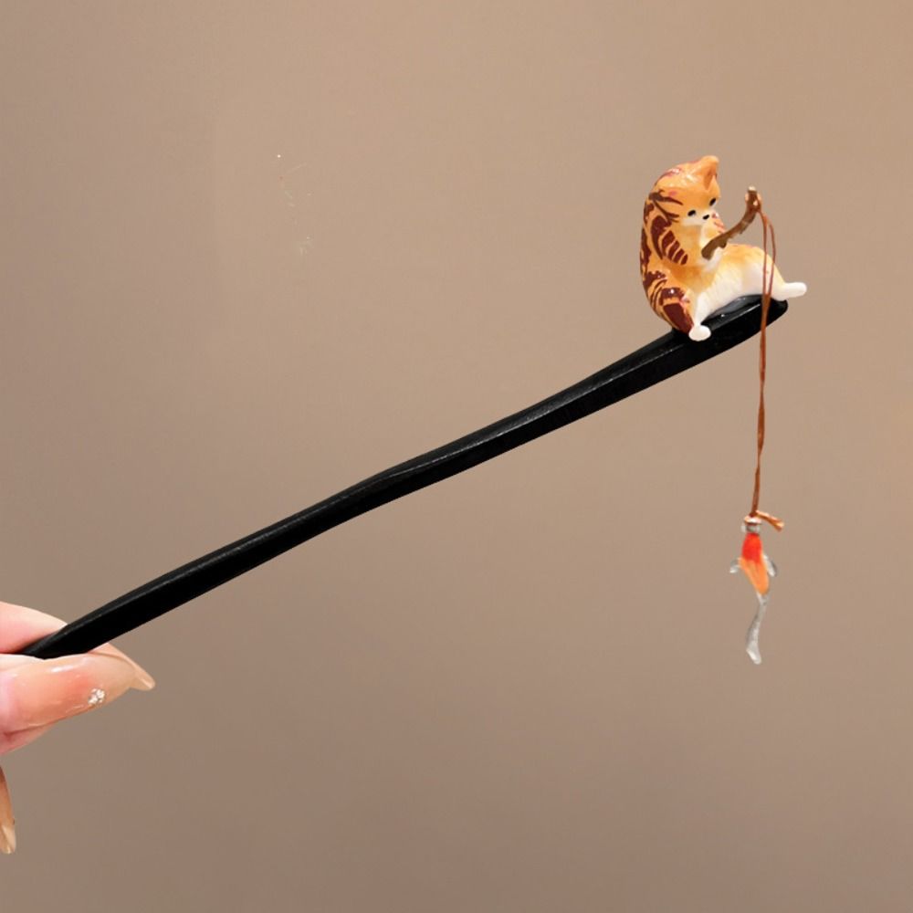 Antique Cat Fishing Wooden Hai - Fishing Equipment For Kids のレビューと価格