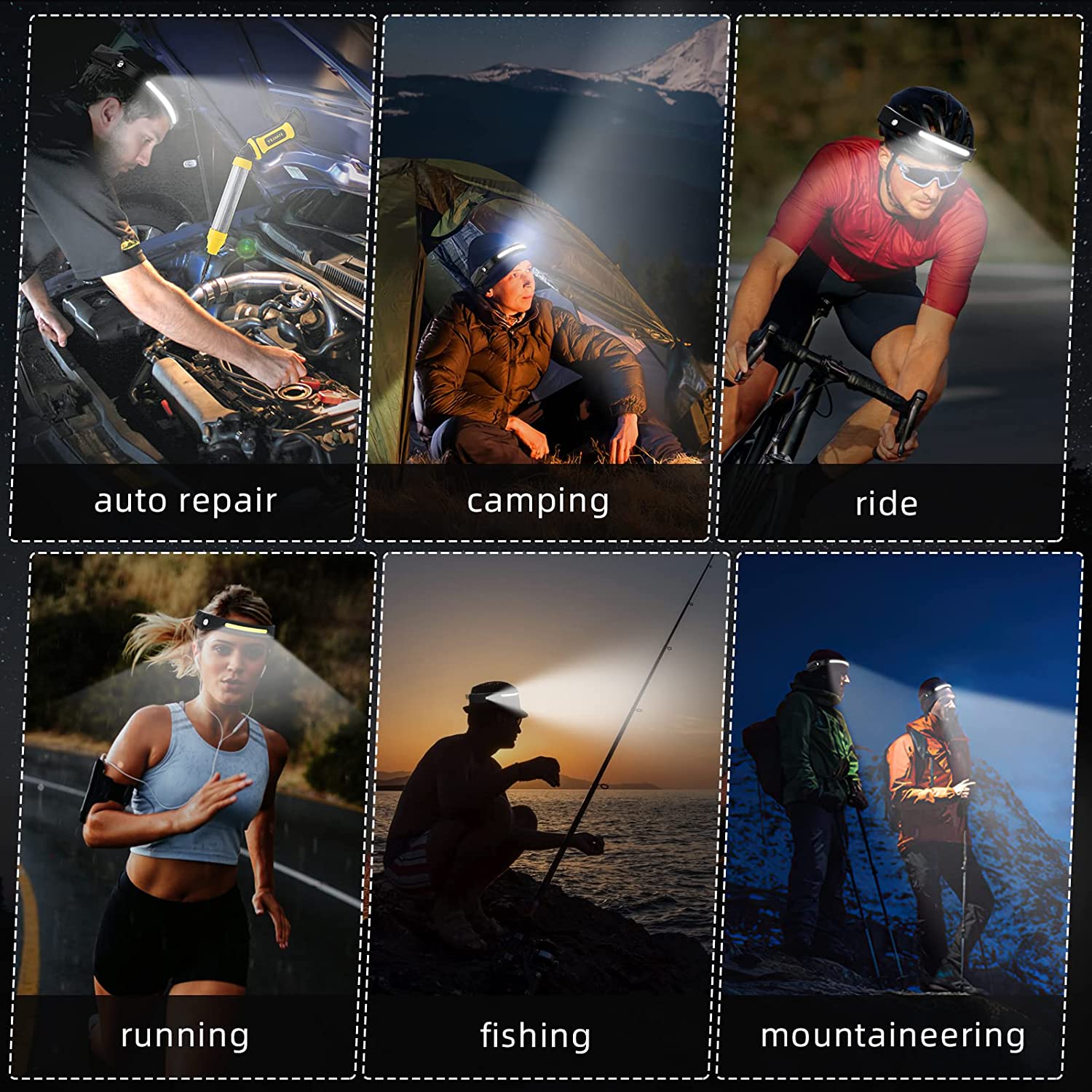 Sensor Headlamp LED Head Flash - Fishing Headlamp のレビューと価格