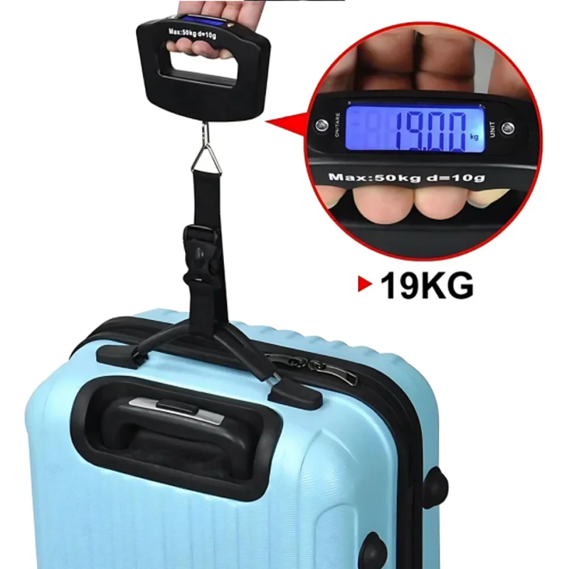 50kg/10g Travel Luggage Scale  - Fishing Hook のレビューと価格
