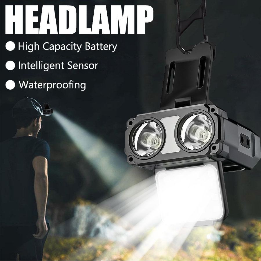 Sensor COB LED Headlamp Cap Cl - Fishing Headlamp のレビューと価格