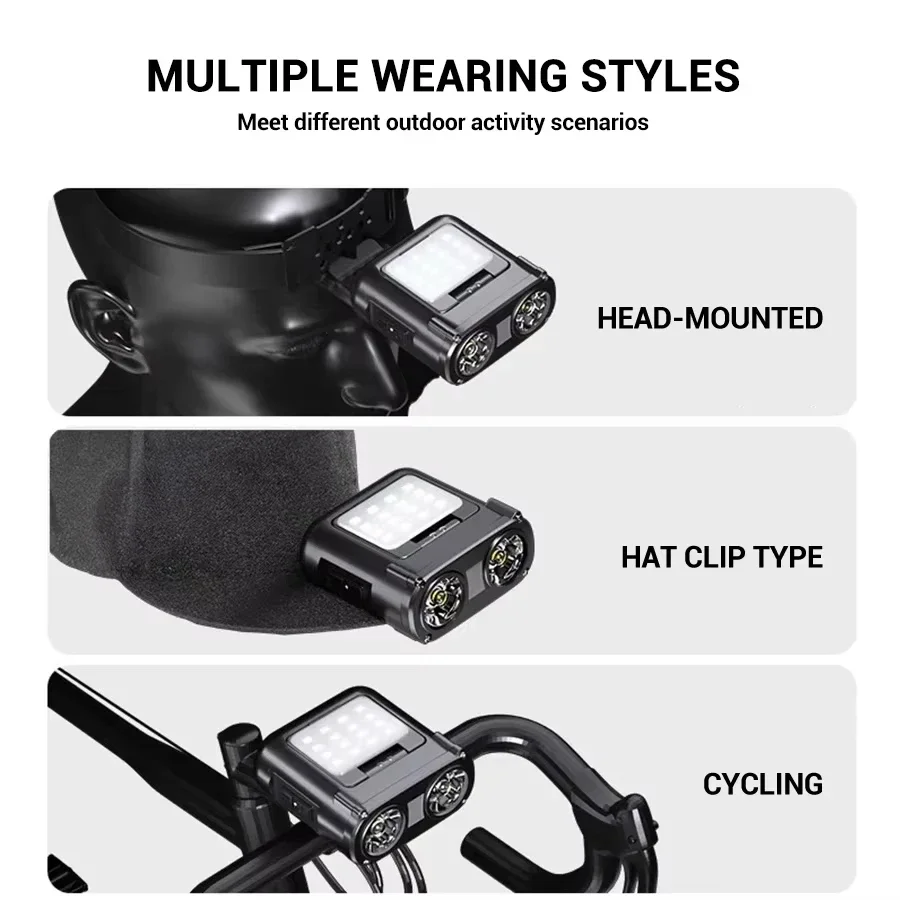Sensor COB LED Headlamp Cap Cl - Fishing Headlamp のレビューと価格