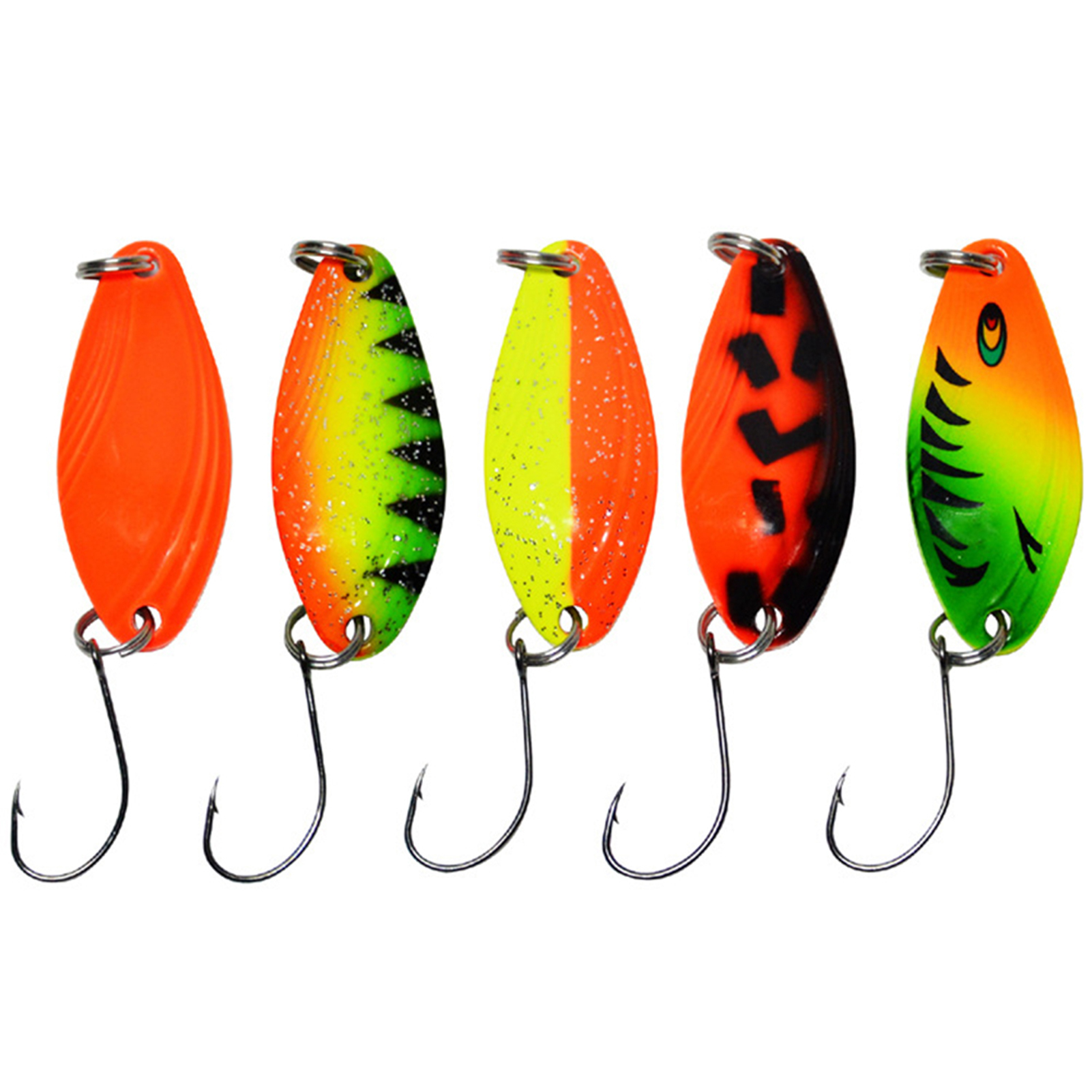 Fishing Trout Spoons Set 5PCS  - Fishing Equipment For Trout のレビューと価格