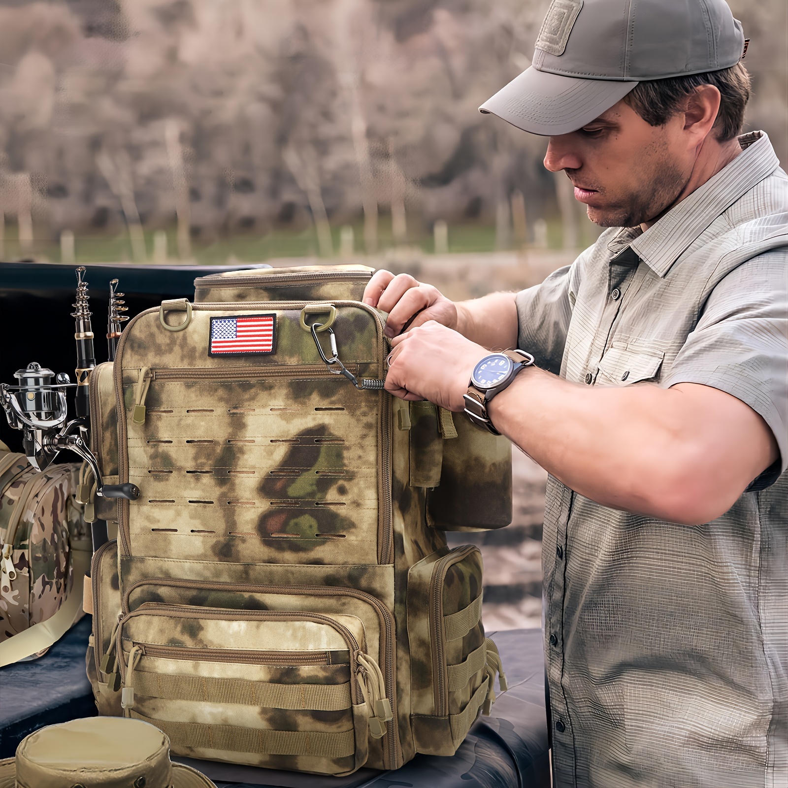 A Spacious 11.89gal Fishing Ba - Fishing Equipment Usa のレビューと価格