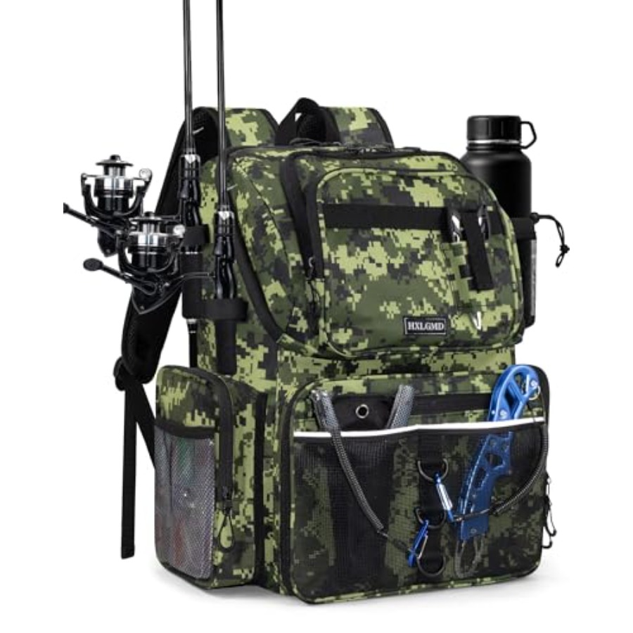 Fishing Backpack with Rod Hold - Fishing Equipment Usa のレビューと価格