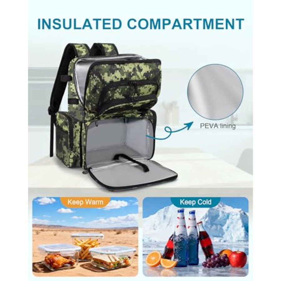 Fishing Backpack with Rod Hold - Fishing Equipment Usa のレビューと価格