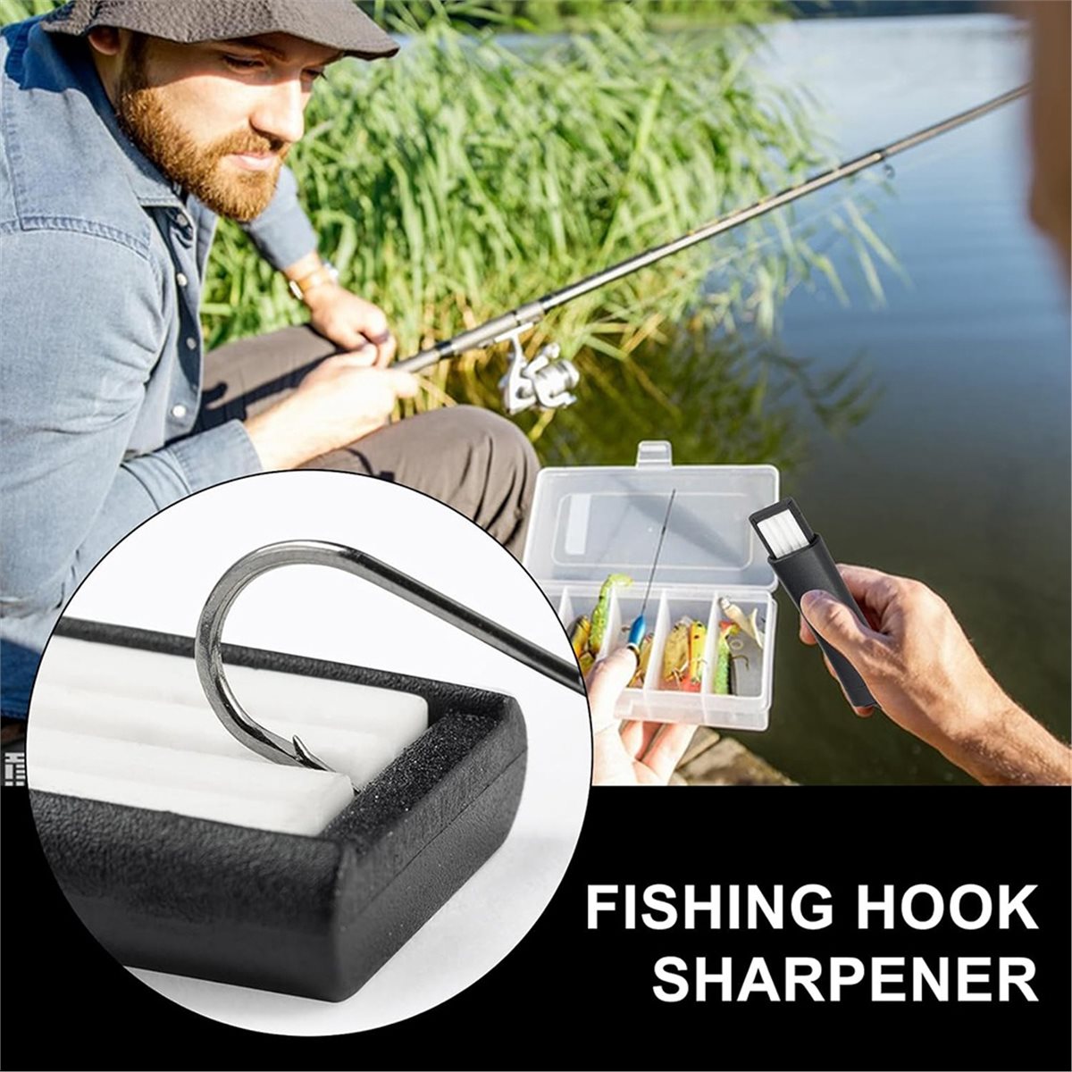 Fishing Hook Sharpener - Compa - Fishing Hook のレビューと価格