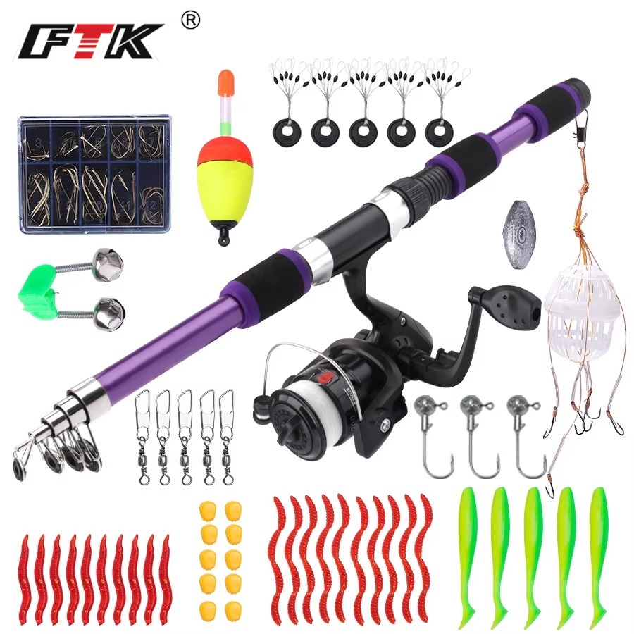 FTK 1.8M Portable Spinning Fis - Fishing Equipment For Kids のレビューと価格