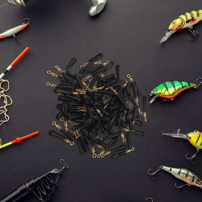 Rotatable Metal Swivel Rubber  - Fishing Equipment For Trout のレビューと価格